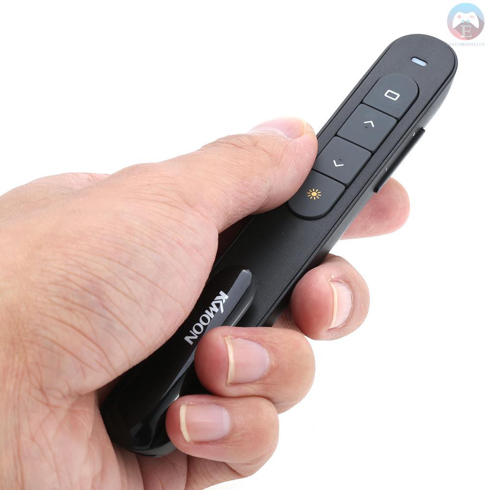 Ê KKmoon 2.4GHz Wireless PowerPoint Clicker Remote Controller Flip Pen Pointer Handheld PPT Presenter Unibody 10m Contro