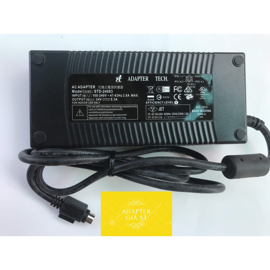 Adapter nguồn 24V 8.3A  199.2W hàng Zin cao cấp
