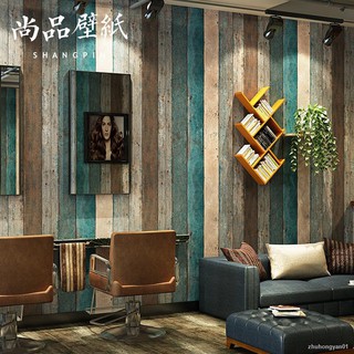 🍂Giấy Dán Tường Họa Tiết Vân Gỗ Phong Cách Cổ Điển Độc Đáo