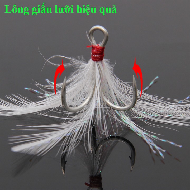 Lưỡi Câu Cá - Lưỡi Câu Cá Cho Phép Mồi Hoạt Động Tự Nhiên, Móc Cá Nhanh Hơn