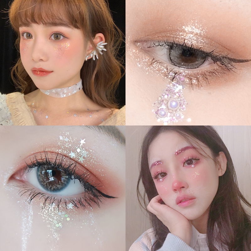 Bộ 6 Lọ gel Kim Tuyến Lấp Lánh Trang Điểm Mắt