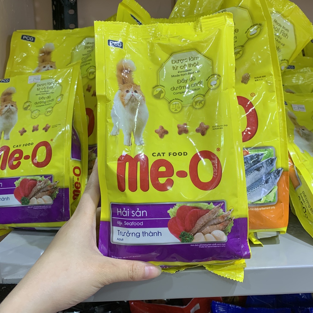 Thức ăn mèo Me-O 350g Hạt Meo cho mèo gói 350g