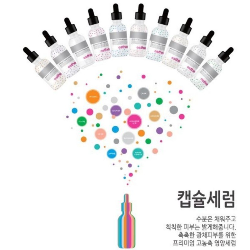 6 Loại SERUM Multi Capsule ESTHEMAX 100ml