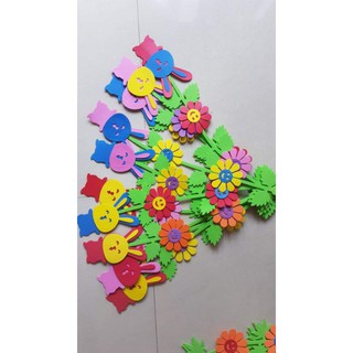 Rèm cửa xốp mầm non