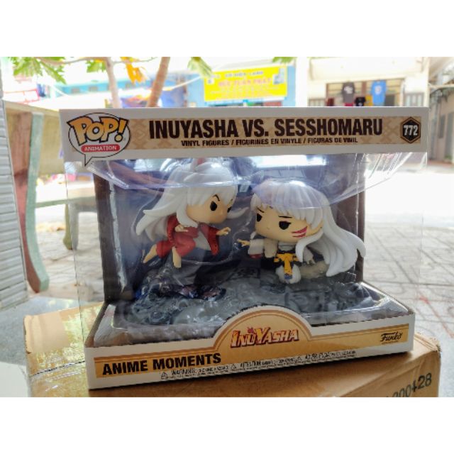 (New box 9/10) Mô hình nhân vật Funko Pop! Moment: Inuyasha Vs. Sesshomaru