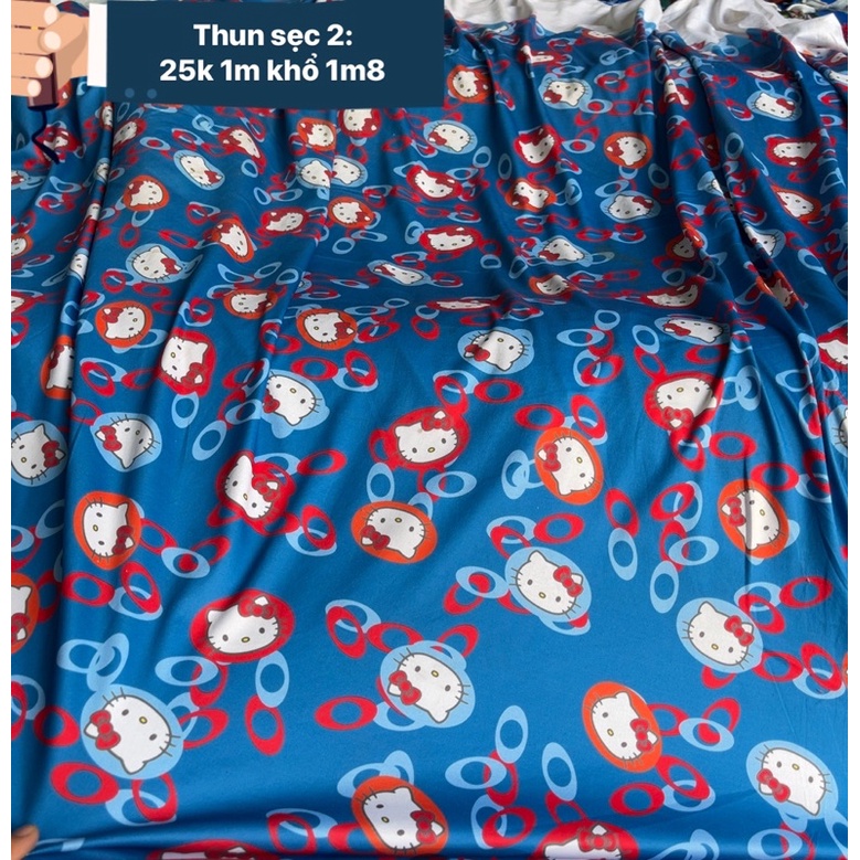 Vải thun may ga giường