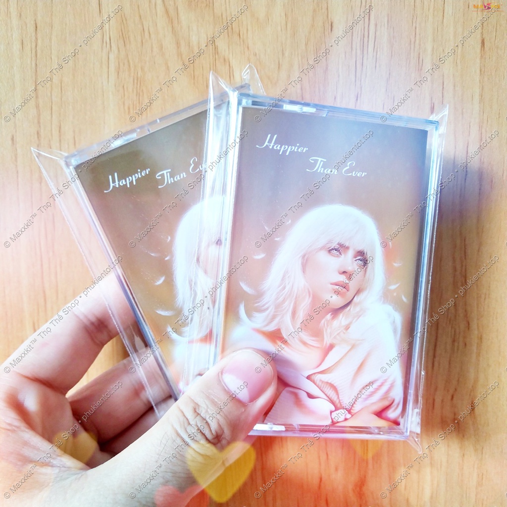 Băng cassette tape Billie Eilish - Happier Than Ever  - BASF