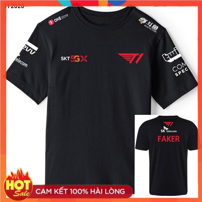 HOT SALE - Mẫu áo thun team game SKT T1 2020 cực ngầu mẫu mới cực chất