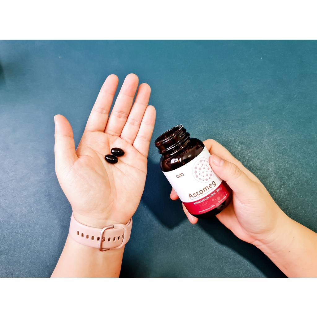 Astomeg Age Defense with Astaxanthin &  Omega3 - Hộp 60 viên chống lão hóa Astomeg AVB