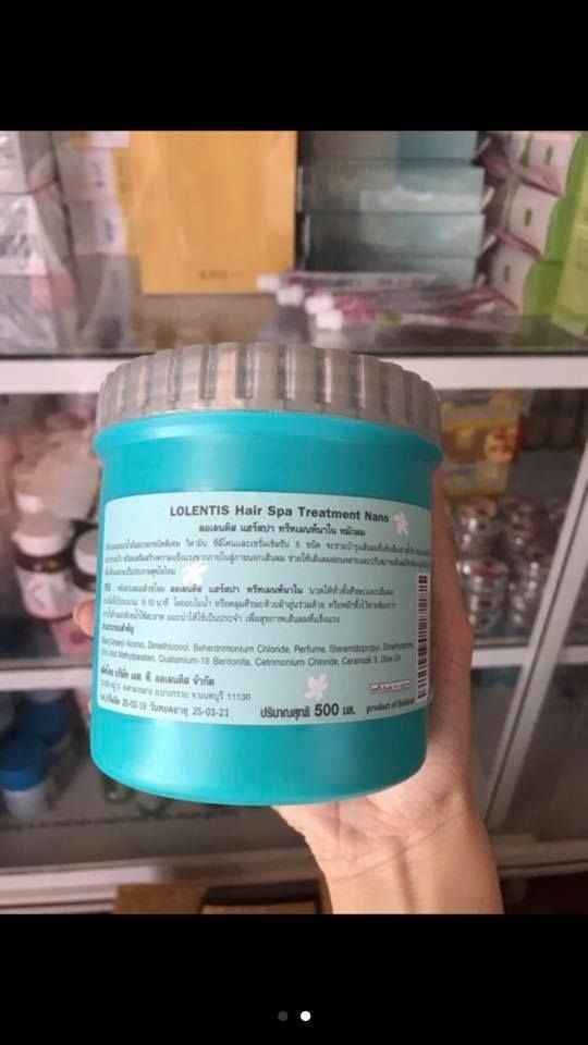 Ủ ṫóc siêu mềm mượt Lolentis Hair SPA Leelawadee Nano 500 ml