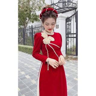 SÉT ÁO DÀI HOA REN MẸ CON