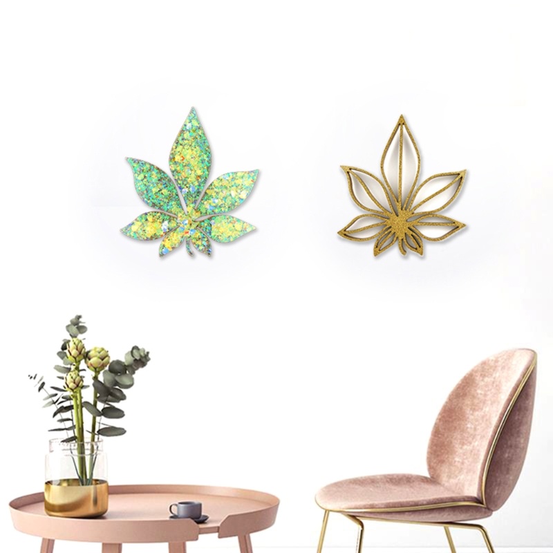 Sa Khuôn Silicone Làm Bánh Hình Chiếc Lá DIY