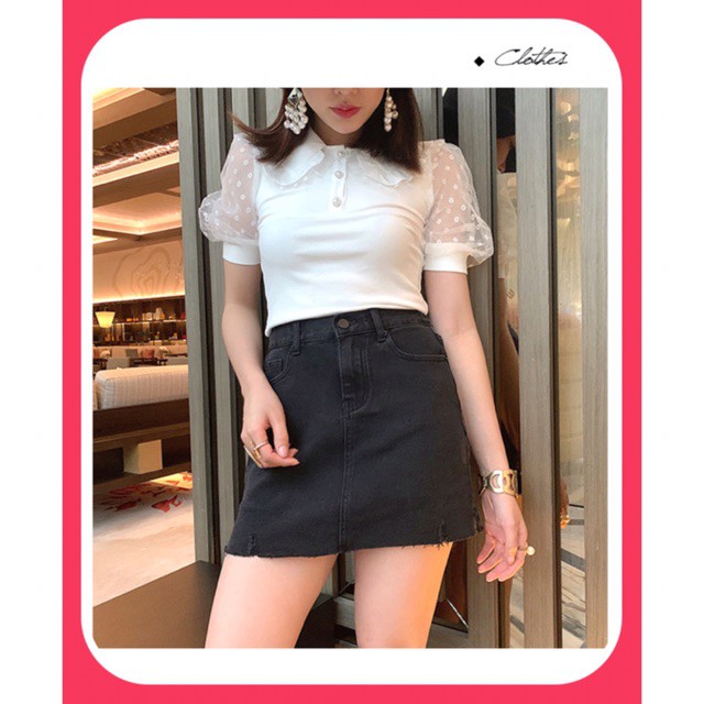 12.12 Xả - Chân Váy Cạp Cao Qua Rốn Có Quần Trong - Quần Váy Jeans Size Đại Y88 ' 2021 . ᴬ | BigBuy360 - bigbuy360.vn