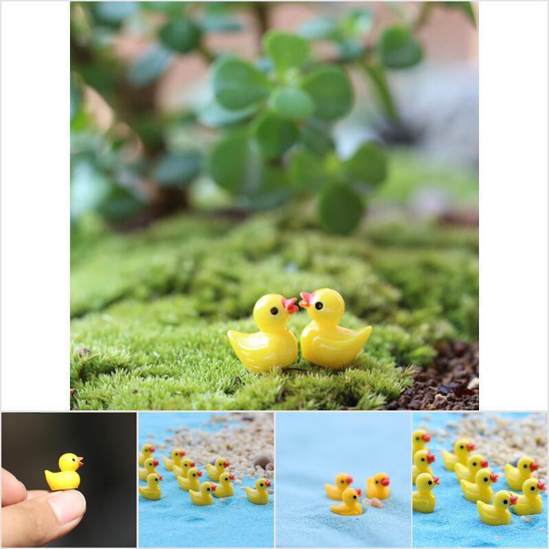 10 Vịt Vàng Trang Trí Nhà Búp Bê