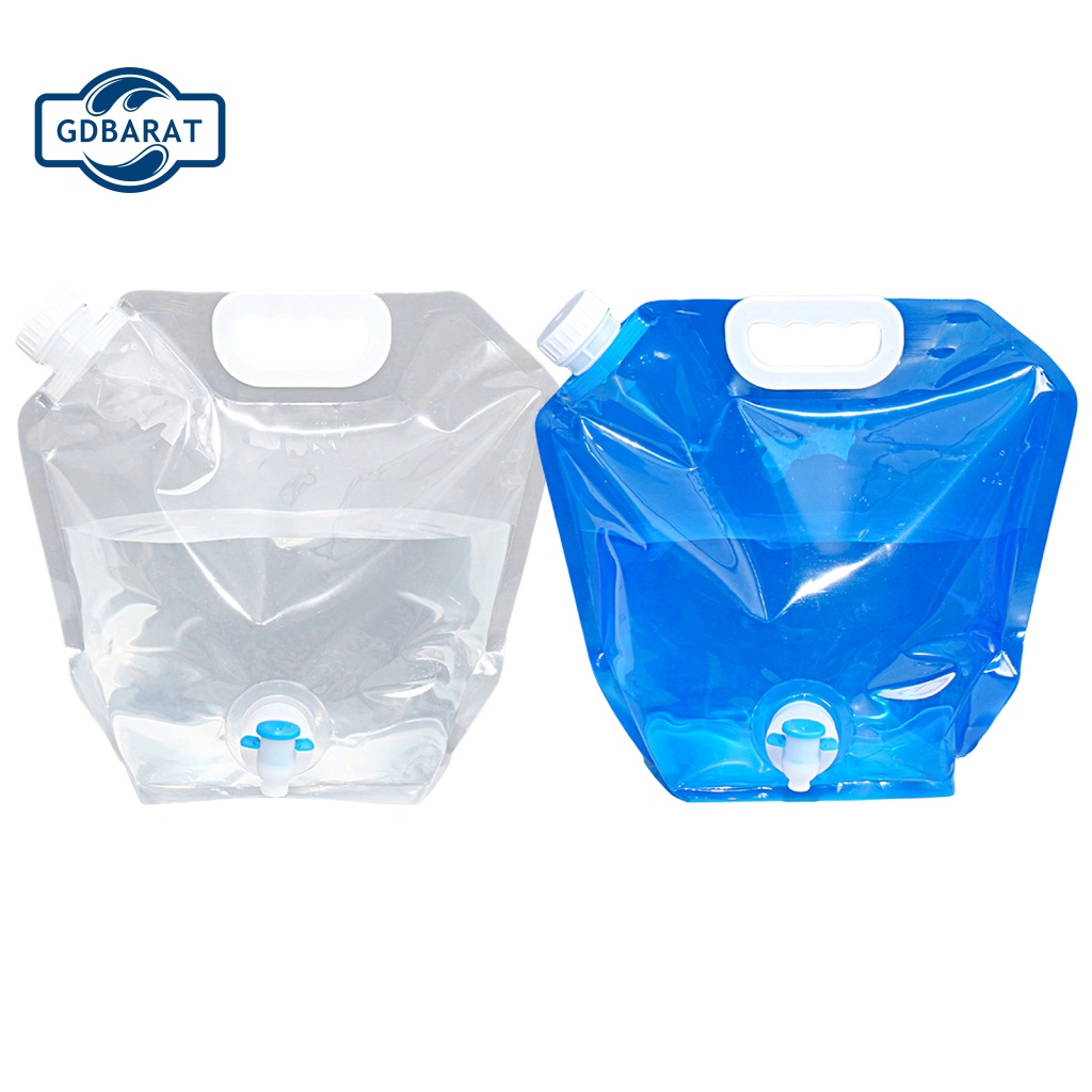 [NYCA Stock] Túi Đựng Nước 5L / 10L Gấp Gọn Dễ Dàng Có Nắp Vặn