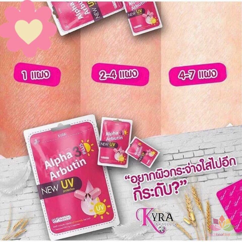 Bột ƙích Trắŉg Alpha Arbutin 3 Plus UV Thailand