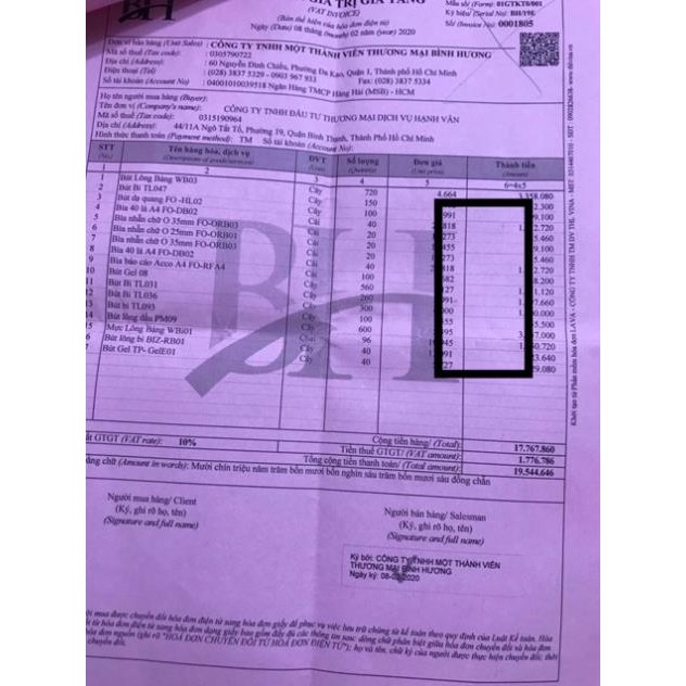 Bút bi sọc Tl 093