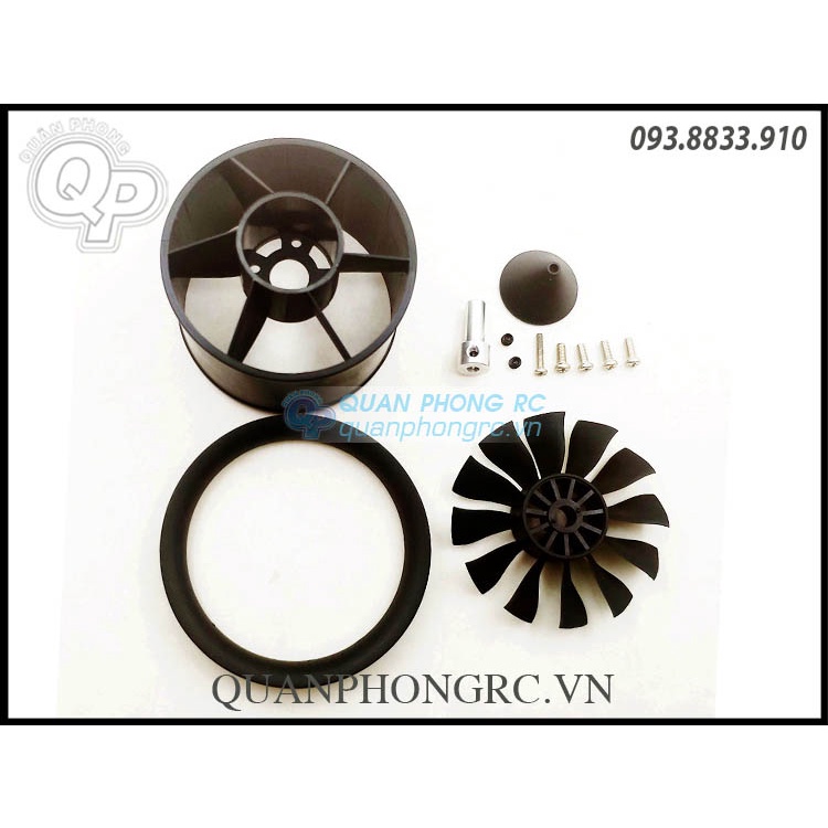 Vỏ Ducted Fan QX-MOTOR 12 Lá 50mm 12 Blades QF2611 CW CCW (Không Motor)