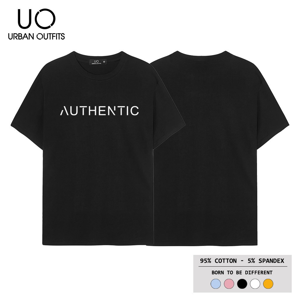 Áo Thun Tay Ngắn Nam Nữ URBAN OUTFITS In AUTHENTIC ATR09