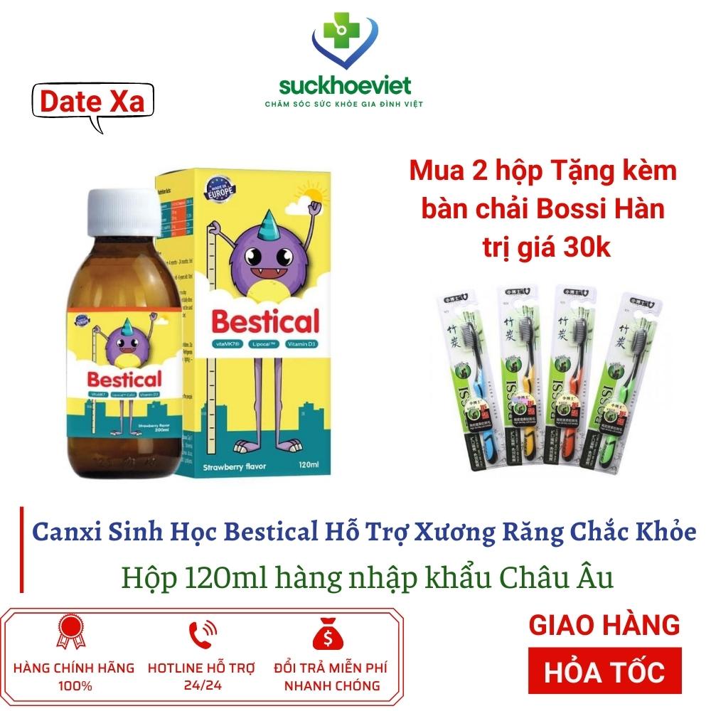 Bổ sung Canxi Bestical, có thêm D3 K2 cho bé, giúp giảm còi xương, tăng chiều cao cho trẻ