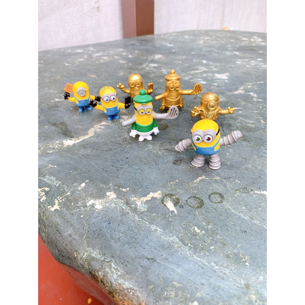 ĐỒ CHƠI SET 8 CON MÔ HÌNH MINION TINH NGHỊCH CHO BÉ