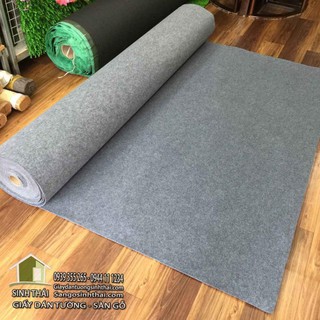 Thảm nỉ trải sàn màu xám