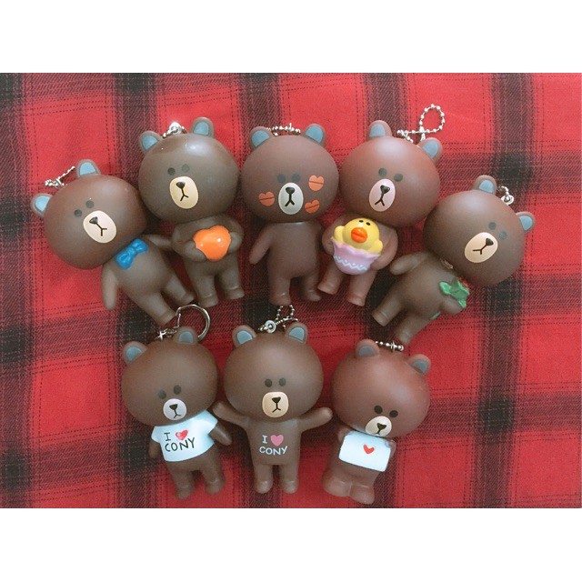 Móc khoá gấu brown và và thỏ cony sỉ từ 10k |shopee. Vn\Shopdenledz