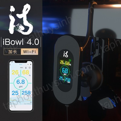 IBOWL 4.0 WIFI PRO 2021-BỘ ĐO PH - NHIỆT ĐỘ- TDS ONLINE
