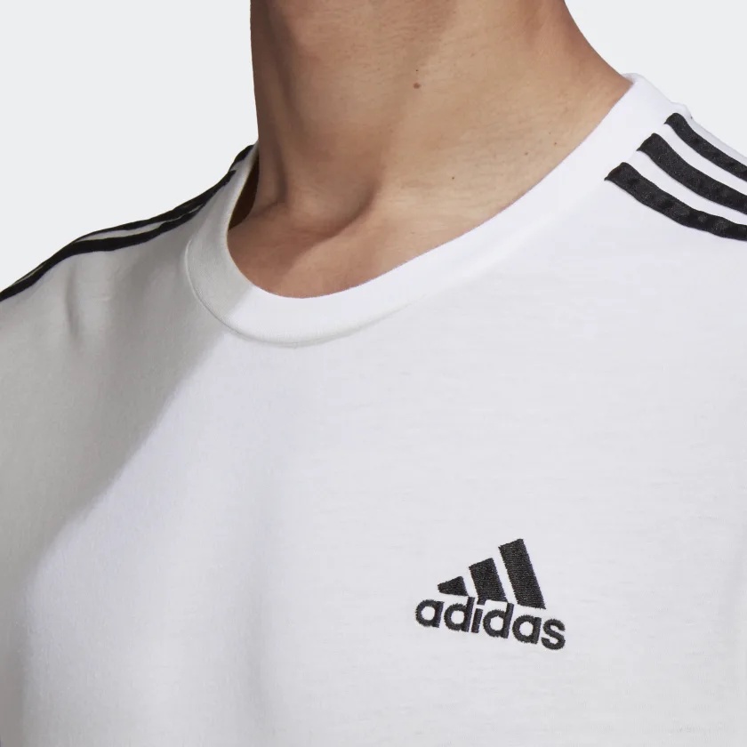 Áo ngắn tay nam Adidas men's Aeroready 3-stripes tee, Màu Trắng - GM2156