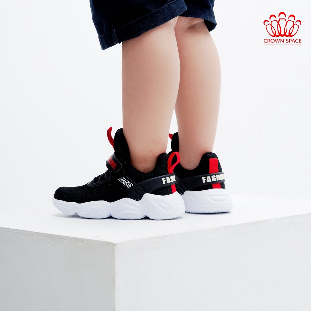 Giày Thể Thao Sneaker Trẻ Em Cao Cấp Chính Hãng Crown Space Dành Cho Bé Trai Bé Gái Đi Chơi Đi Học Cruk8057 Size 31-37