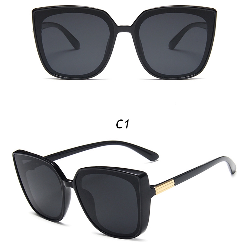 Kính Mát Gọng To Chống Tia Uv Phong Cách Retro