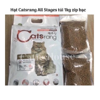 Thức ăn Hàn Quốc hạt Catsrang cho mèo túi 1kg/ bao 5kg
