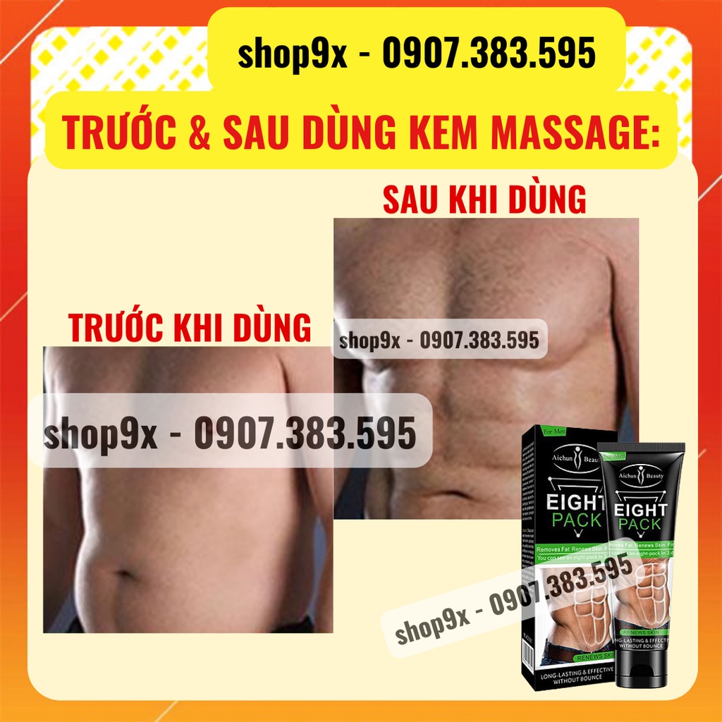 Kem Massage Tăng Cơ Giảm Mỡ Eight Pack Massage Aichun Beauty 80gr