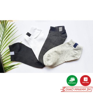 Vớ ngắn thấp cổ Ammy, tất ngắn nam 3 màu chống hôi chân AM017
