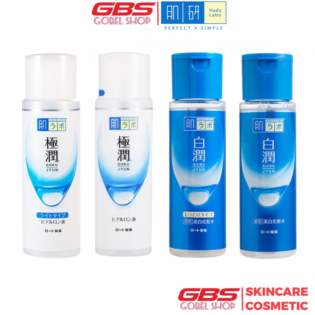 Nước Hoa Hồng Hada Labo Goku Jyun Rohto Dưỡng Ẩm Sáng Da 170ml