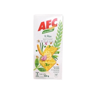 Bánh afc hộp 100g vị rau 🥗 lúa mì 🌾