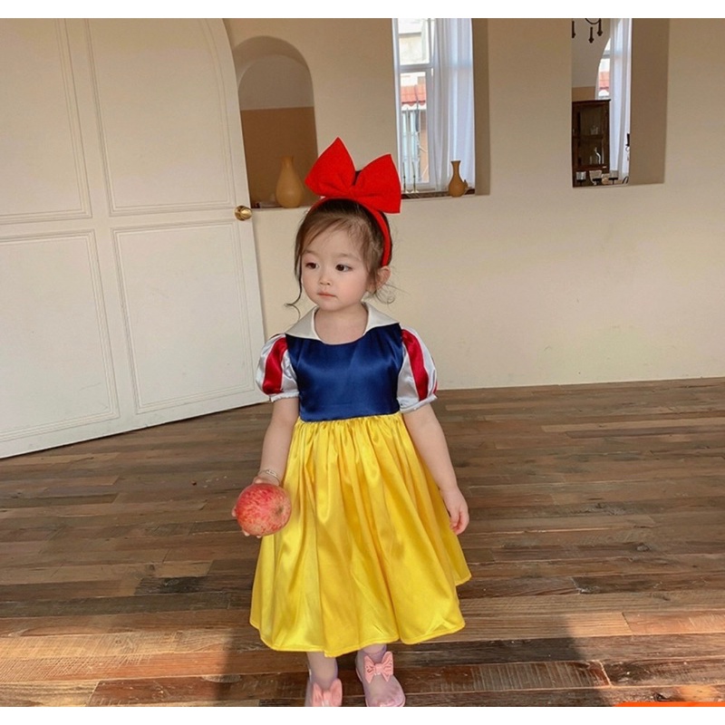 (8-20kg) Váy công chúa bạch tuyết hoá thân Halloween cho bé gái