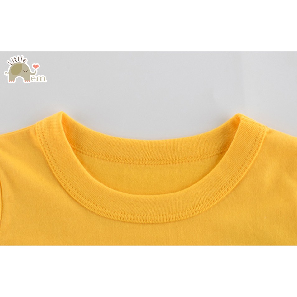 Áo bé trai cotton cộc tay _ Dino color