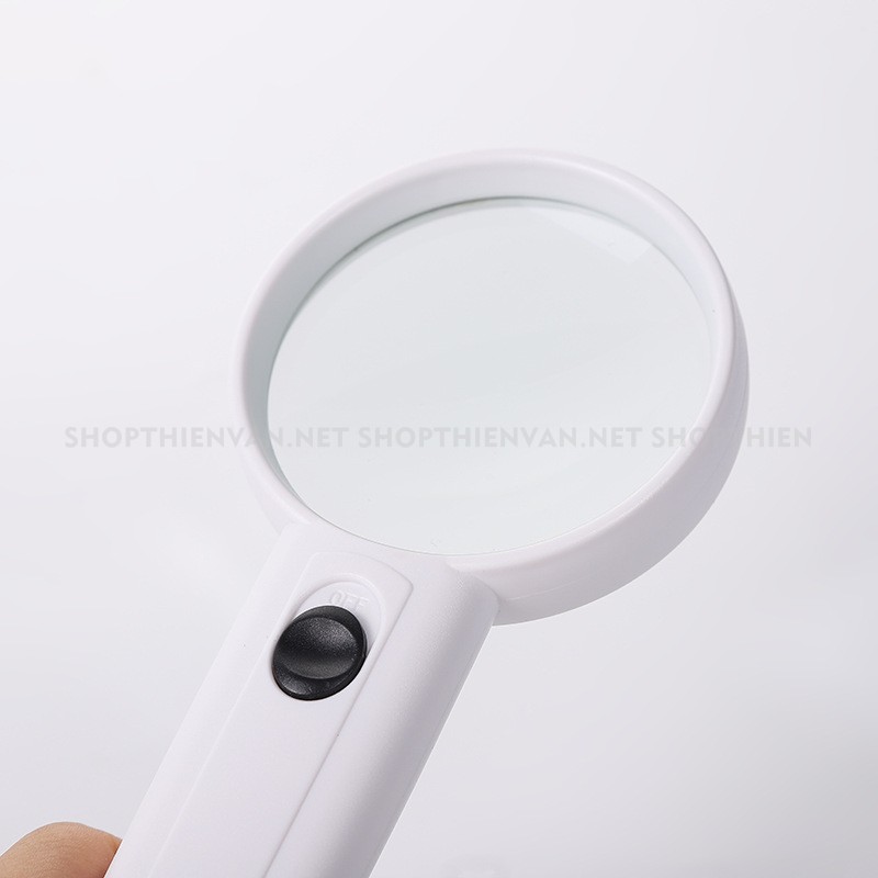 Kính lúp cầm tay 75mm có đèn LED Magnifier MG6