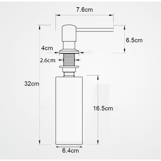 Bình đựng nước rửa chén - bát Soap Dispenser SD323