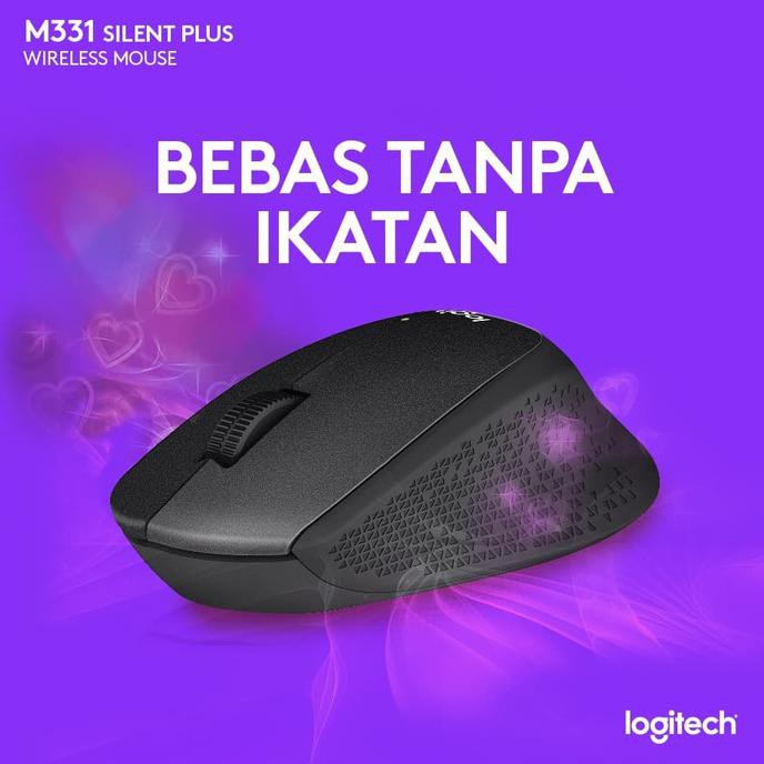 Vòng đeo tay Logitech M331 MOUSE WIRELESS SILENT PLUS 100% hàng chính hãng