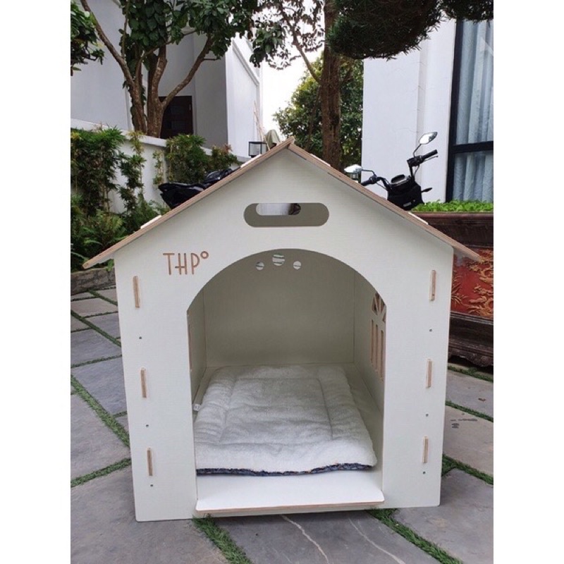Nhà sz XXL chó lớn 20-40kg, Gỗ cao cấp chống nước rất chắc chắn, ib shop chọn mẫu