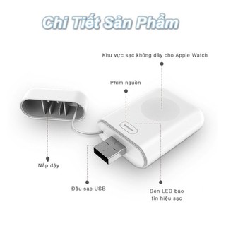 PIN SẠC DỰ PHÒNG MINI ĐA NĂNG CHO APPLE WATCH TIỆN LỢI