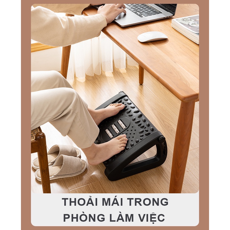 Ergonomic Footrest Ghế Gác Chân Văn Phòng - ghế kê chân Công Thái Học dân văn phòng, sinh viên, chơi game