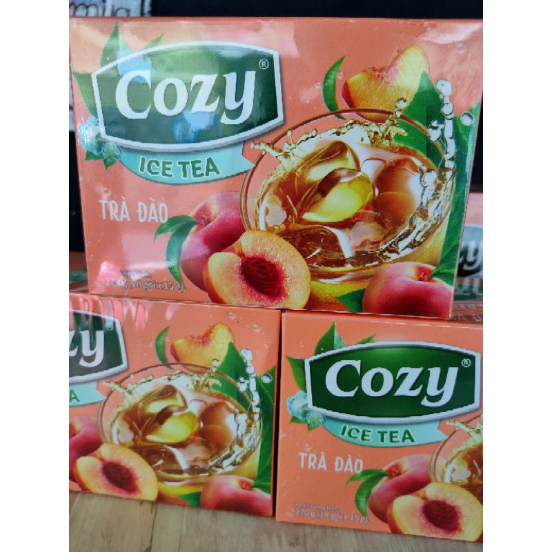 NGK TRÀ ĐÀO-CHANH-VẢI-HOA QUẢ COZY/ NESTEA HÒA TAN  ship now