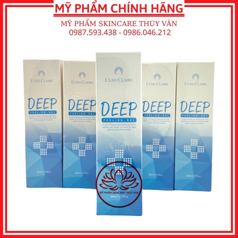 Tẩy Da Chết Sạch Sâu Hàn Quốc Chính Hãng LEAU CLAIRE 80ml