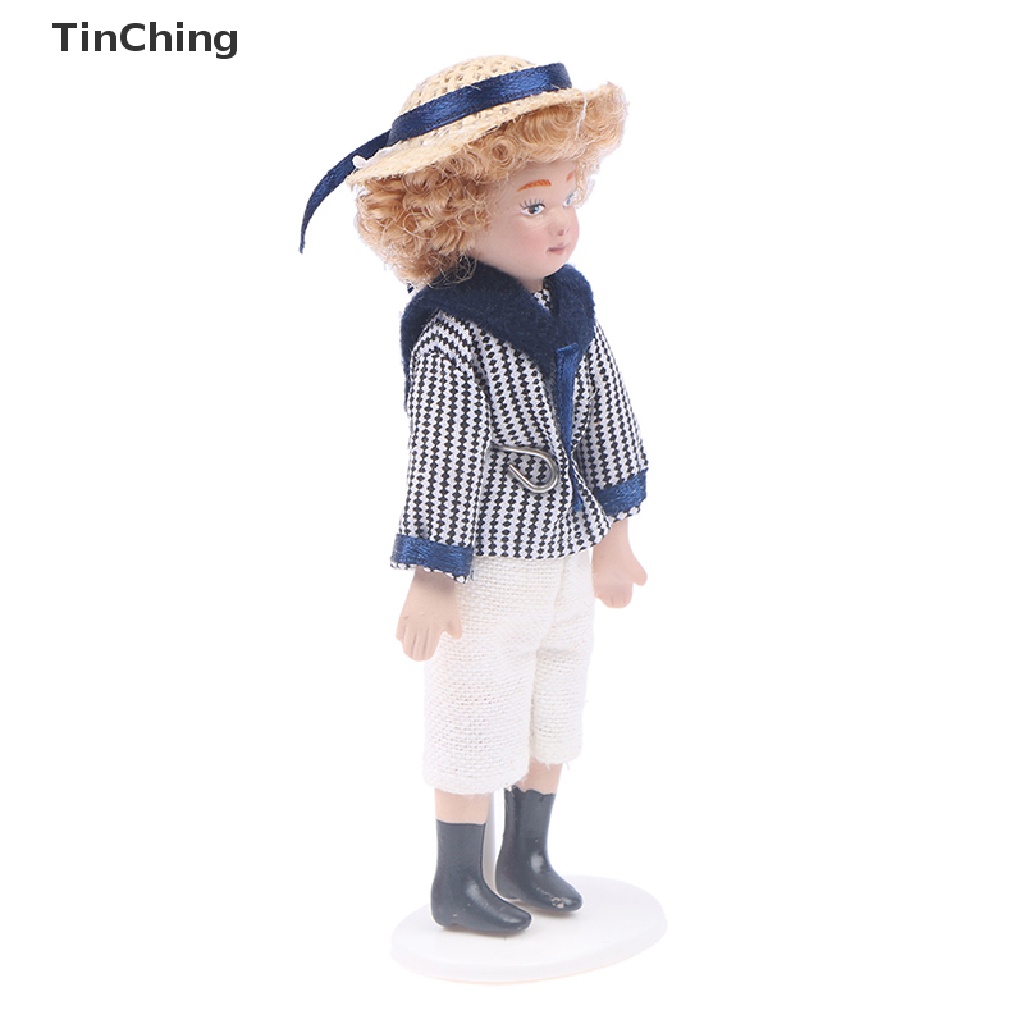 Mô Hình Búp Bê Đội Mũ Rơm Victoria Bằng Gốm Tỉ Lệ 1: 12