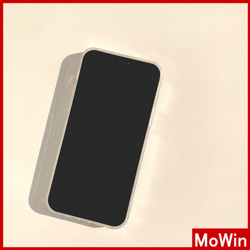 Ốp Điện Thoại Silicon Trong Suốt Viền Vuông Chống Sốc Cho iPhone 13 Pro Max iPhone 12 Pro Max iPhone 11 iPhone 7 Plus