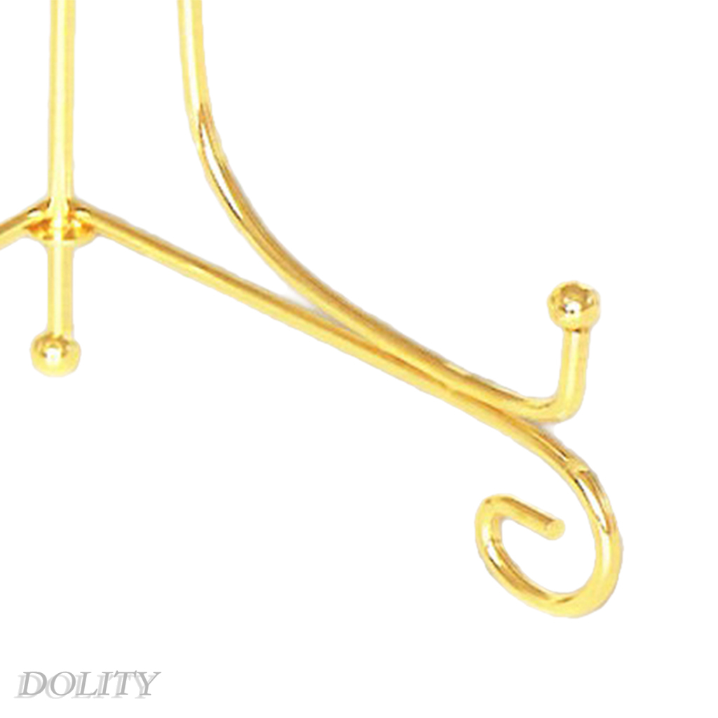 Giá Đỡ Trưng Bày Đĩa Bằng Sắt Màu Vàng 12inch