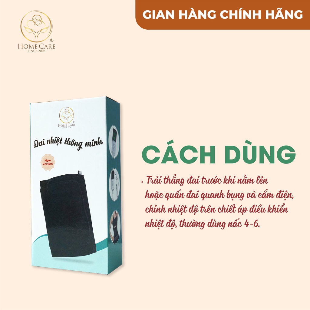 Đai nhiệt thông minh hẹn giờ giảm vòng 2 Home Care